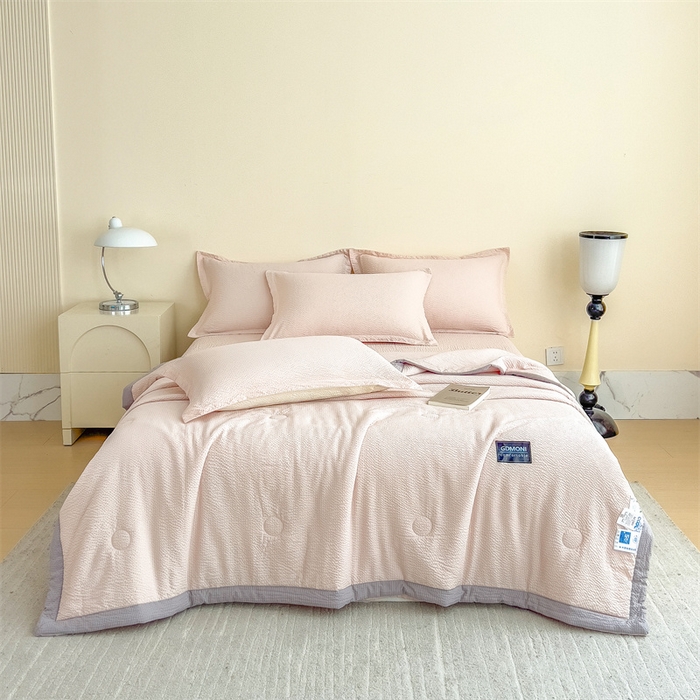 91家纺网 家纺一手货源 找家纺 （总）梵克保罗 2025春夏新品10A抗菌泡泡棉大豆单夏被空调被被子被芯