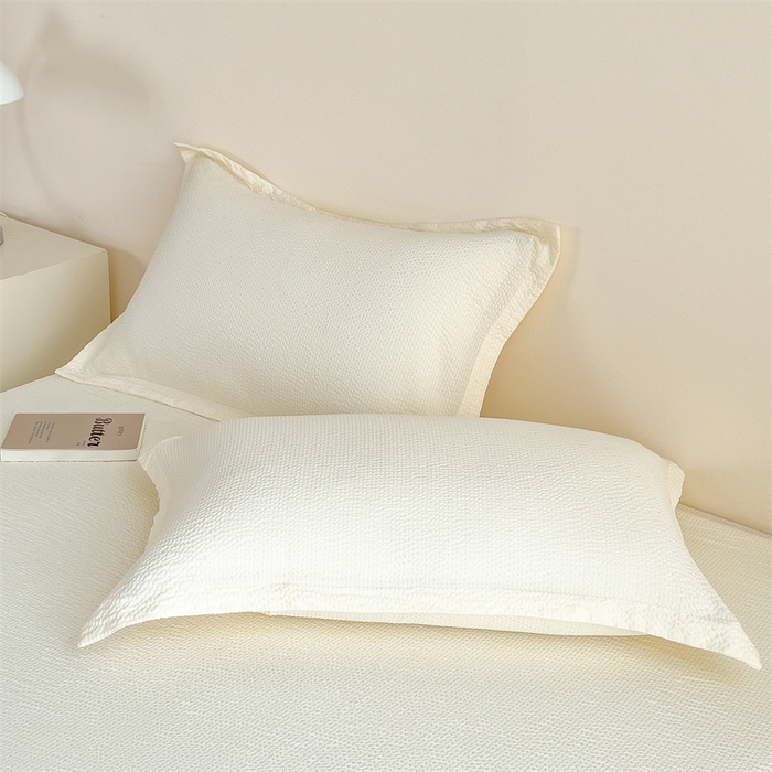 91家纺网 家纺一手货源 找家纺 梵克保罗 2025春夏新品10A抗菌泡泡棉大豆单夏被空调被被子被芯 米黄