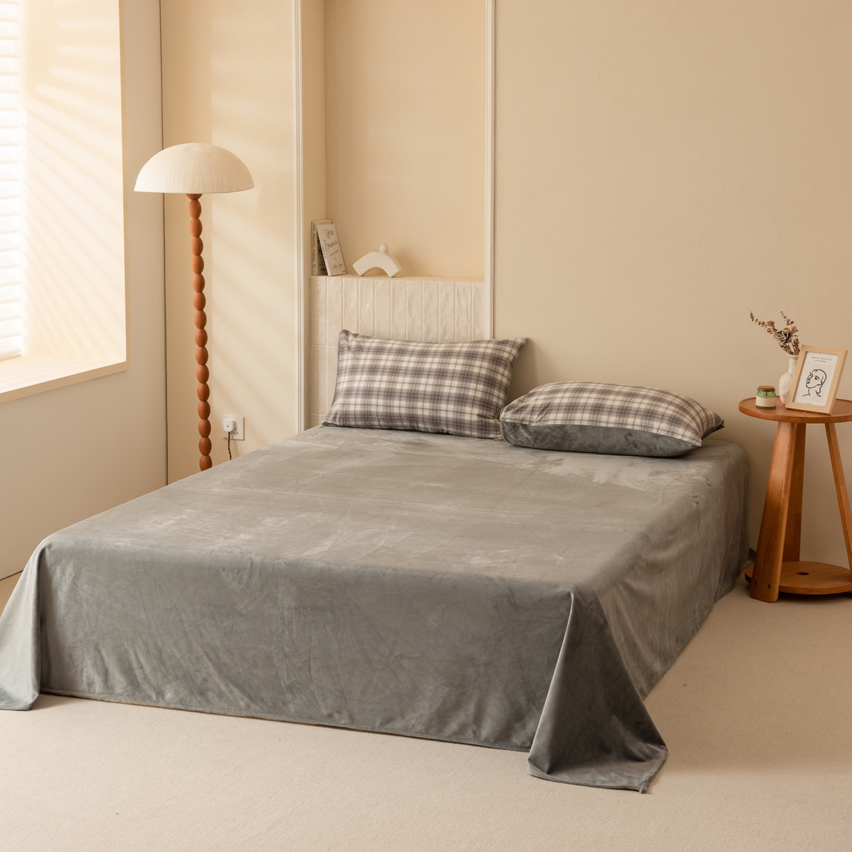 91家纺网 家纺一手货源 找家纺 雯雨家纺 2025新款全棉加牛奶绒宝宝绒一面棉一面绒单件被套单品被套 棉绒-轩尼诗