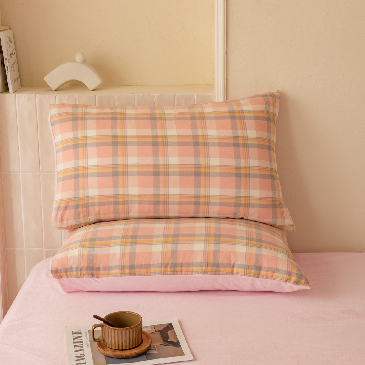 91家纺网 家纺一手货源 找家纺 雯雨家纺 2025新款全棉加牛奶绒宝宝绒一面棉一面绒单件被套单品被套 棉绒-简稀粉