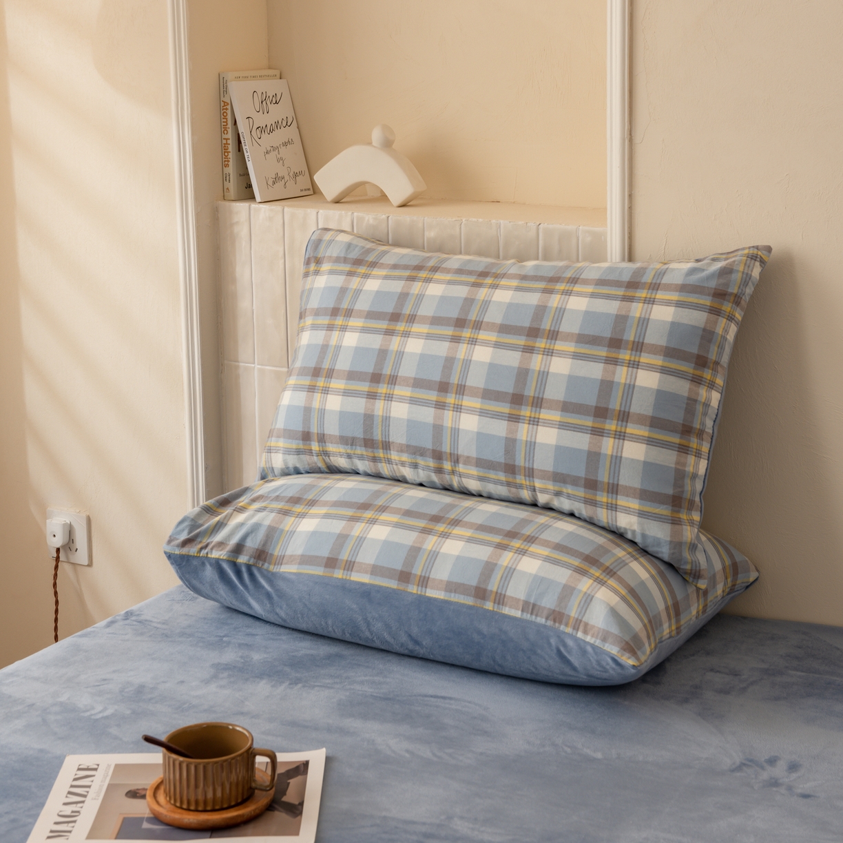 91家纺网 家纺一手货源 找家纺 雯雨家纺 2025新款全棉加牛奶绒宝宝绒一面棉一面绒单件被套单品被套 棉绒-莫尼兰