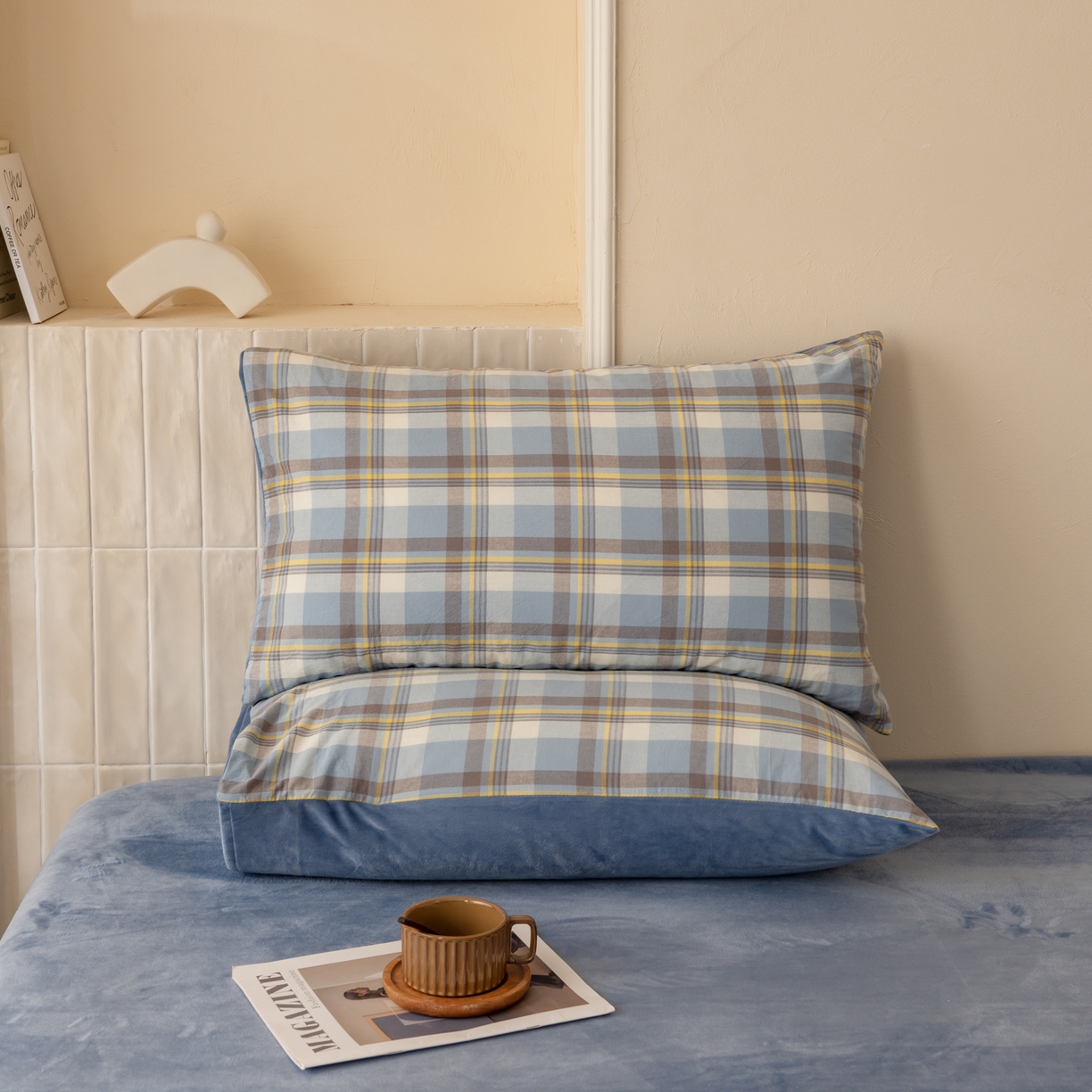 91家纺网 家纺一手货源 找家纺 雯雨家纺 2025新款全棉加牛奶绒宝宝绒一面棉一面绒单件被套单品被套 棉绒-莫尼兰