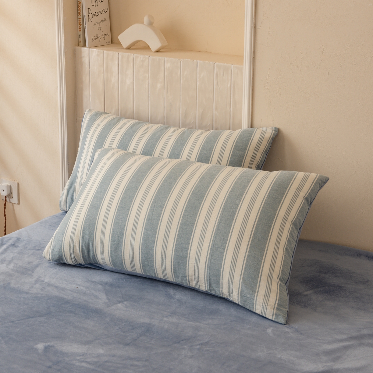 91家纺网 家纺一手货源 找家纺 雯雨家纺 2025新款全棉加牛奶绒宝宝绒一面棉一面绒单件被套单品被套 棉绒-布莱格