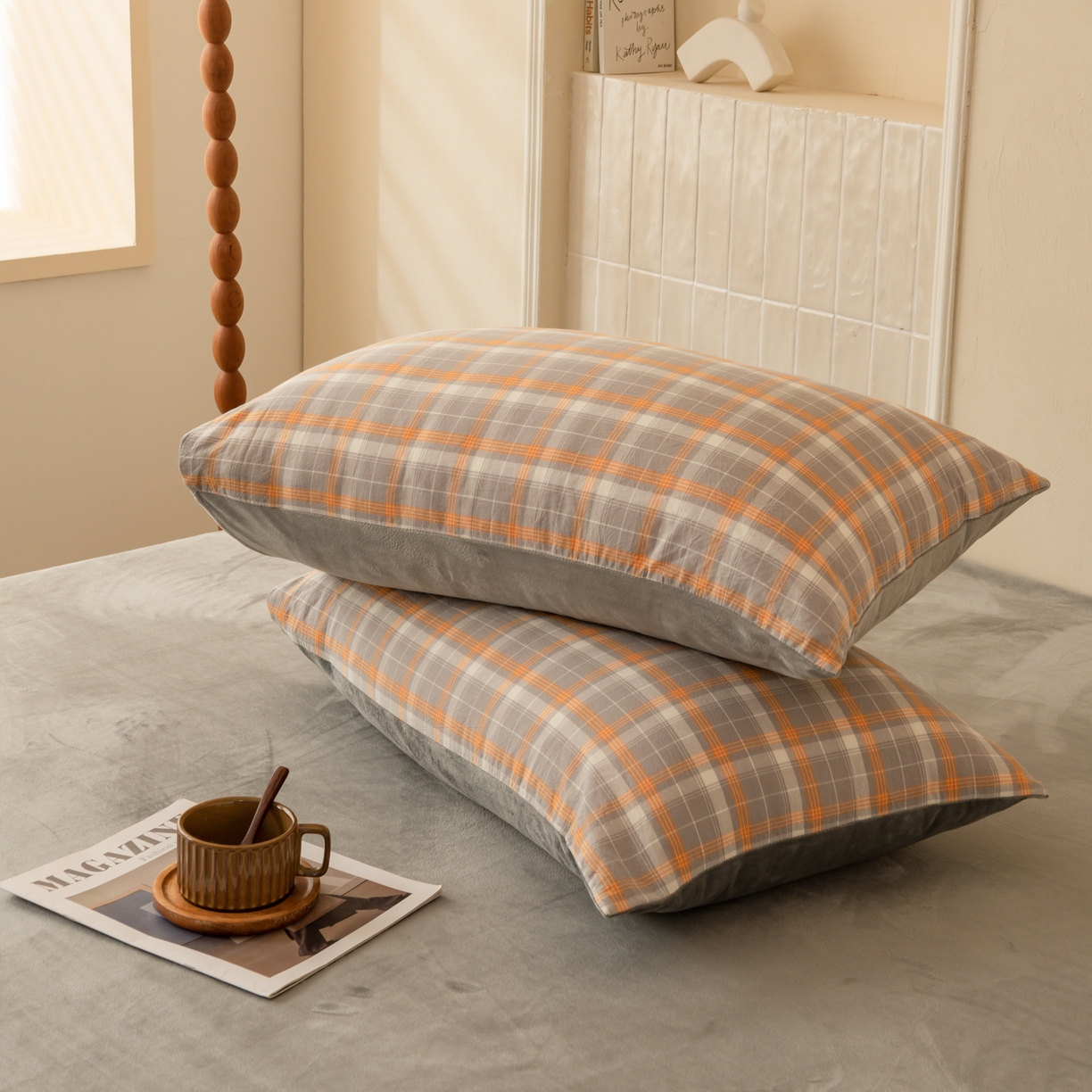 91家纺网 家纺一手货源 找家纺 雯雨家纺 2025新款全棉加牛奶绒宝宝绒一面棉一面绒单件被套单品被套 棉绒-诺卡