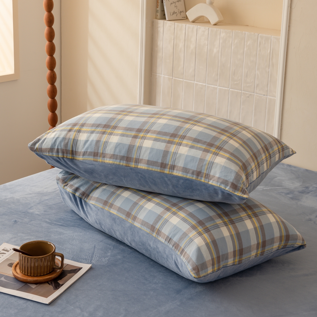 91家纺网 家纺一手货源 找家纺 雯雨家纺 2025新款全棉加牛奶绒宝宝绒一面棉一面绒单件被套单品被套 棉绒-莫尼兰