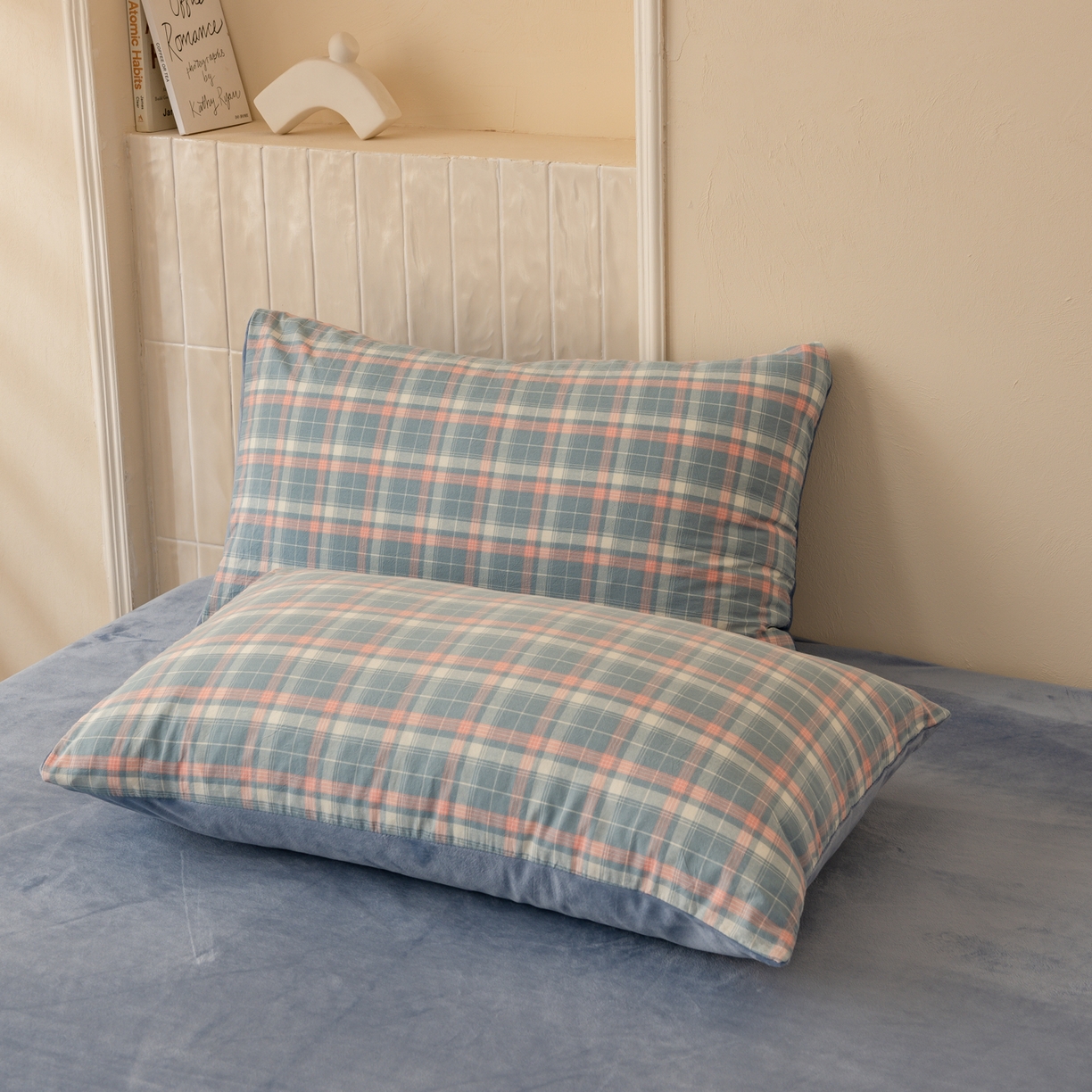 91家纺网 家纺一手货源 找家纺 雯雨家纺 2025新款全棉加牛奶绒宝宝绒一面棉一面绒单件被套单品被套 棉绒-印象兰