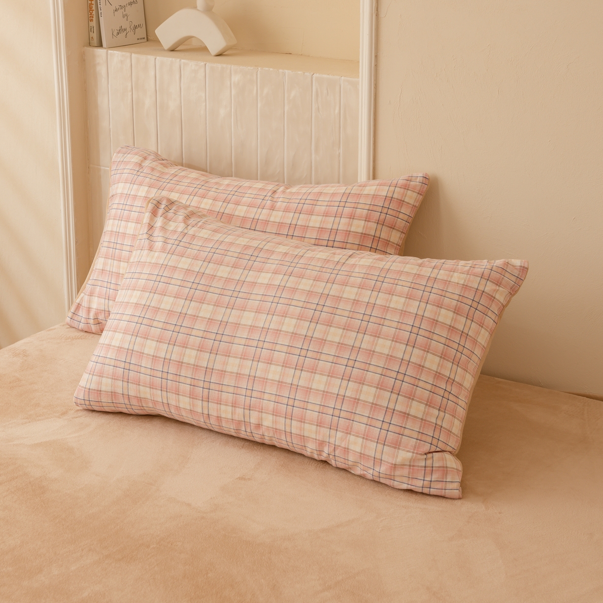 91家纺网 家纺一手货源 找家纺 雯雨家纺 2025新款全棉加牛奶绒宝宝绒一面棉一面绒单件被套单品被套 棉绒-凯利咖