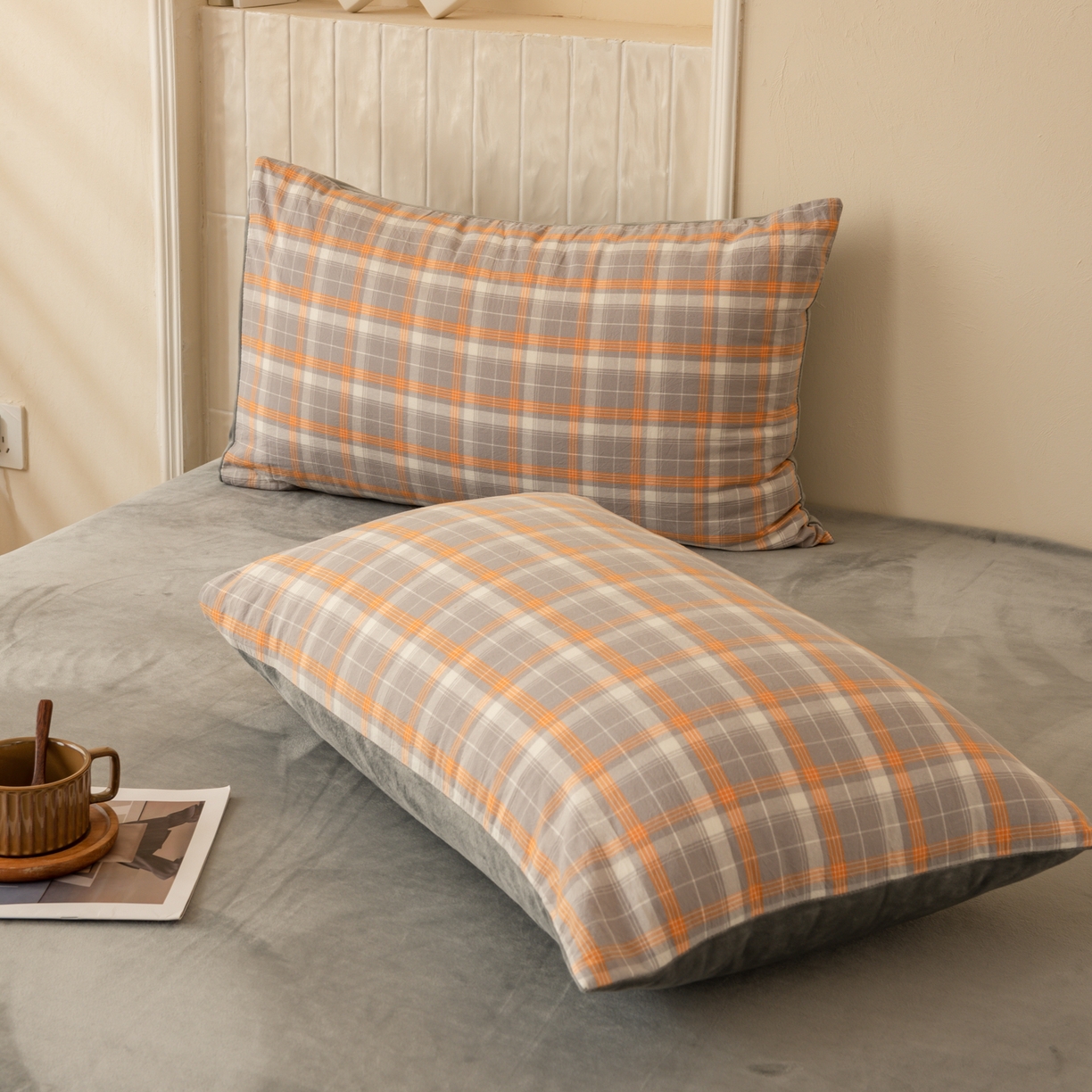 91家纺网 家纺一手货源 找家纺 雯雨家纺 2025新款全棉加牛奶绒宝宝绒一面棉一面绒单件被套单品被套 棉绒-诺卡