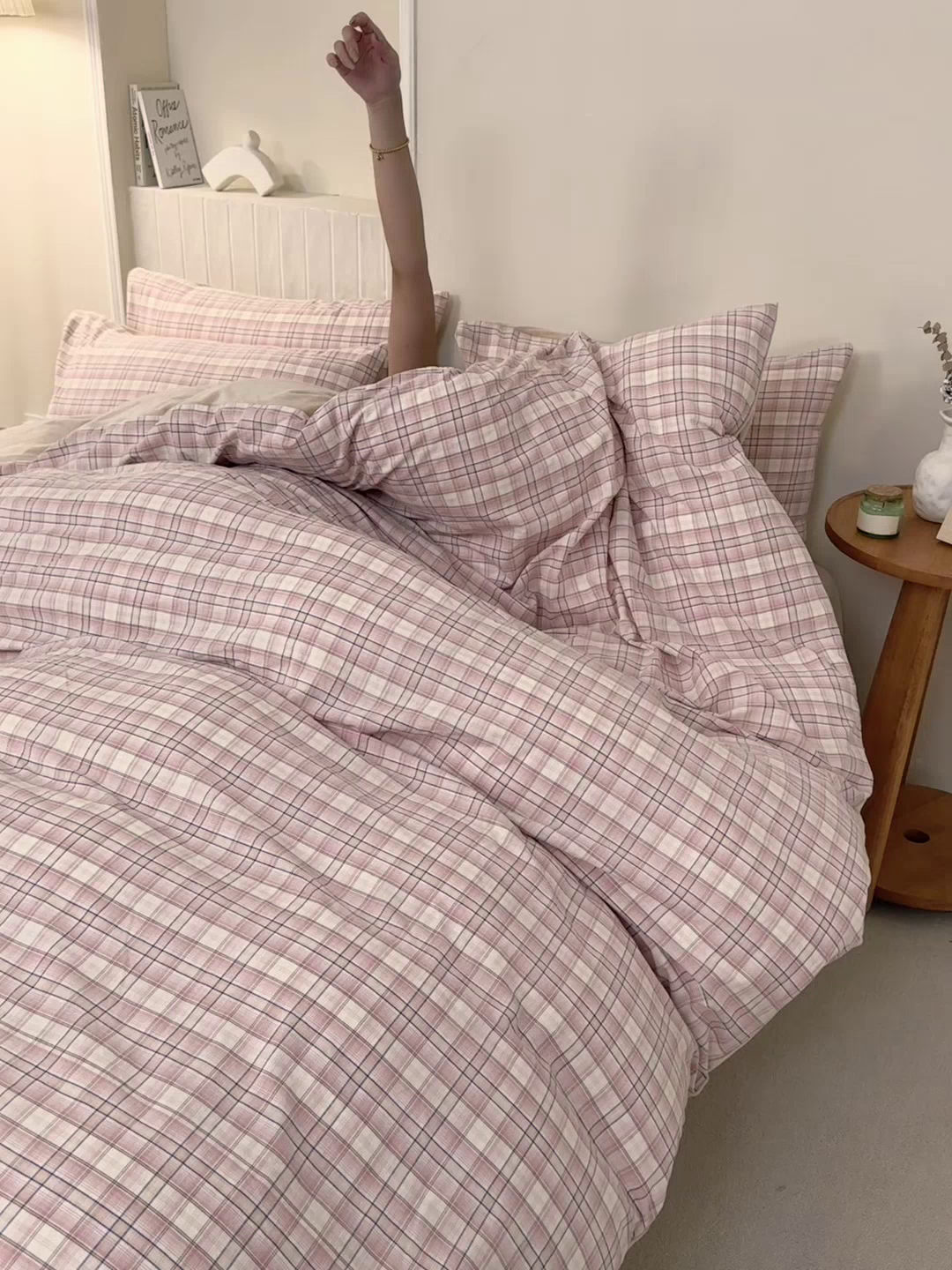 91家纺网 家纺一手货源 找家纺 雯雨家纺 2025新款全棉加牛奶绒宝宝绒一面棉一面绒单件被套单品被套 棉绒-凯利咖