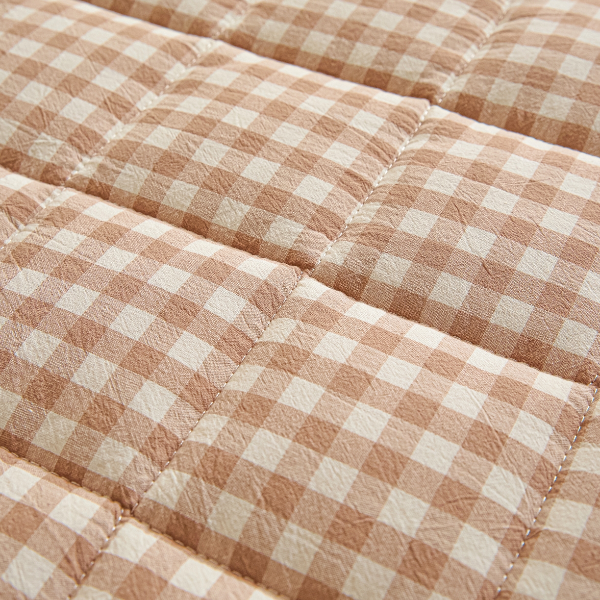 91家纺网 家纺一手货源 找家纺 鑫钰 2025新款学生开学季宿舍专用新疆棉花床垫薄款 棉格-驼小格