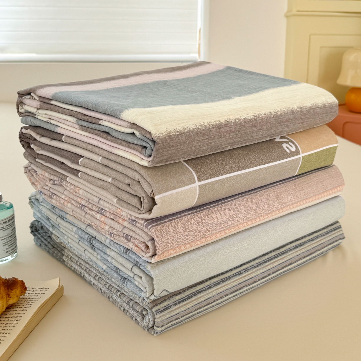 91家纺网 家纺一手货源 找家纺 （总）壹贝家纺 2025新款A类100%全棉纯棉磨毛被套单被套被套单件