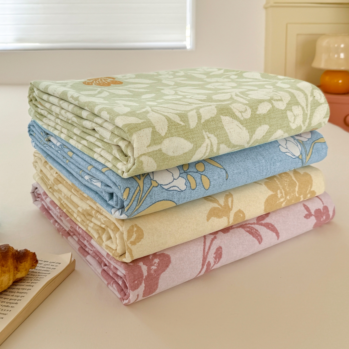 91家纺网 家纺一手货源 找家纺 （总）壹贝家纺 2025新款A类100%全棉纯棉磨毛被套单被套被套单件