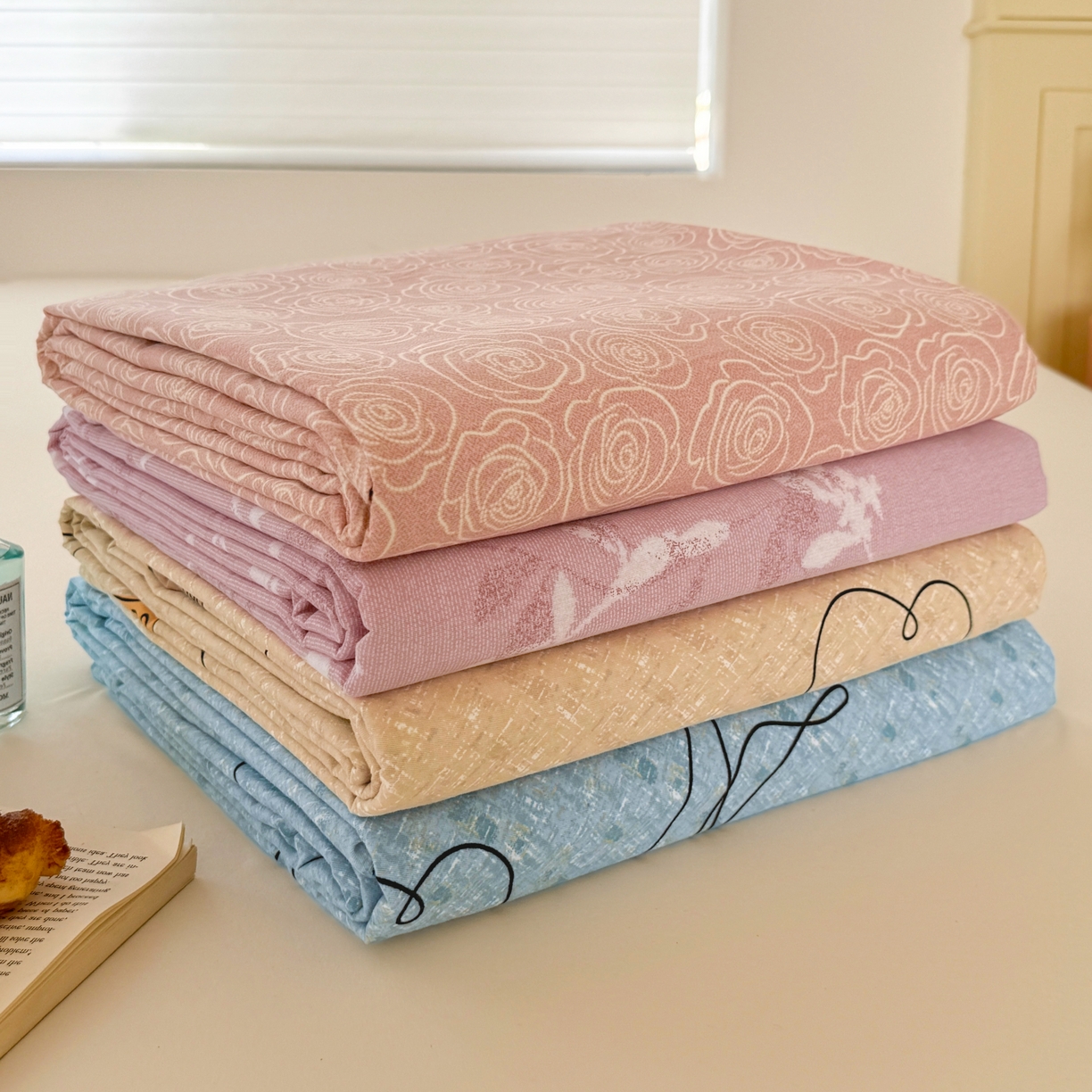 91家纺网 家纺一手货源 找家纺 （总）壹贝家纺 2025新款A类100%全棉纯棉磨毛被套单被套被套单件