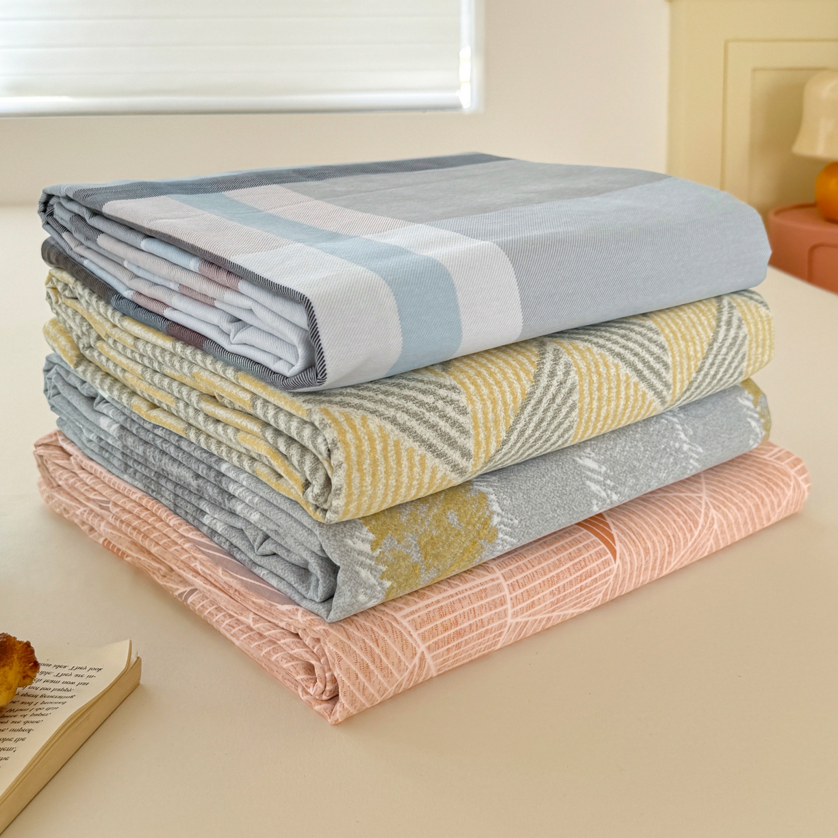 91家纺网 家纺一手货源 找家纺 （总）壹贝家纺 2025新款A类100%全棉纯棉磨毛被套单被套被套单件