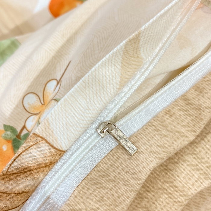 91家纺网 家纺一手货源 找家纺 红日子纺织品 2025新款100%全棉纯棉磨毛四件套 柿柿如意