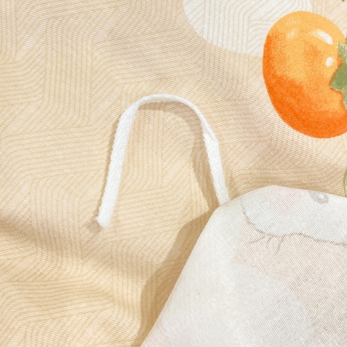 91家纺网 家纺一手货源 找家纺 红日子纺织品 2025新款100%全棉纯棉磨毛四件套 柿柿如意