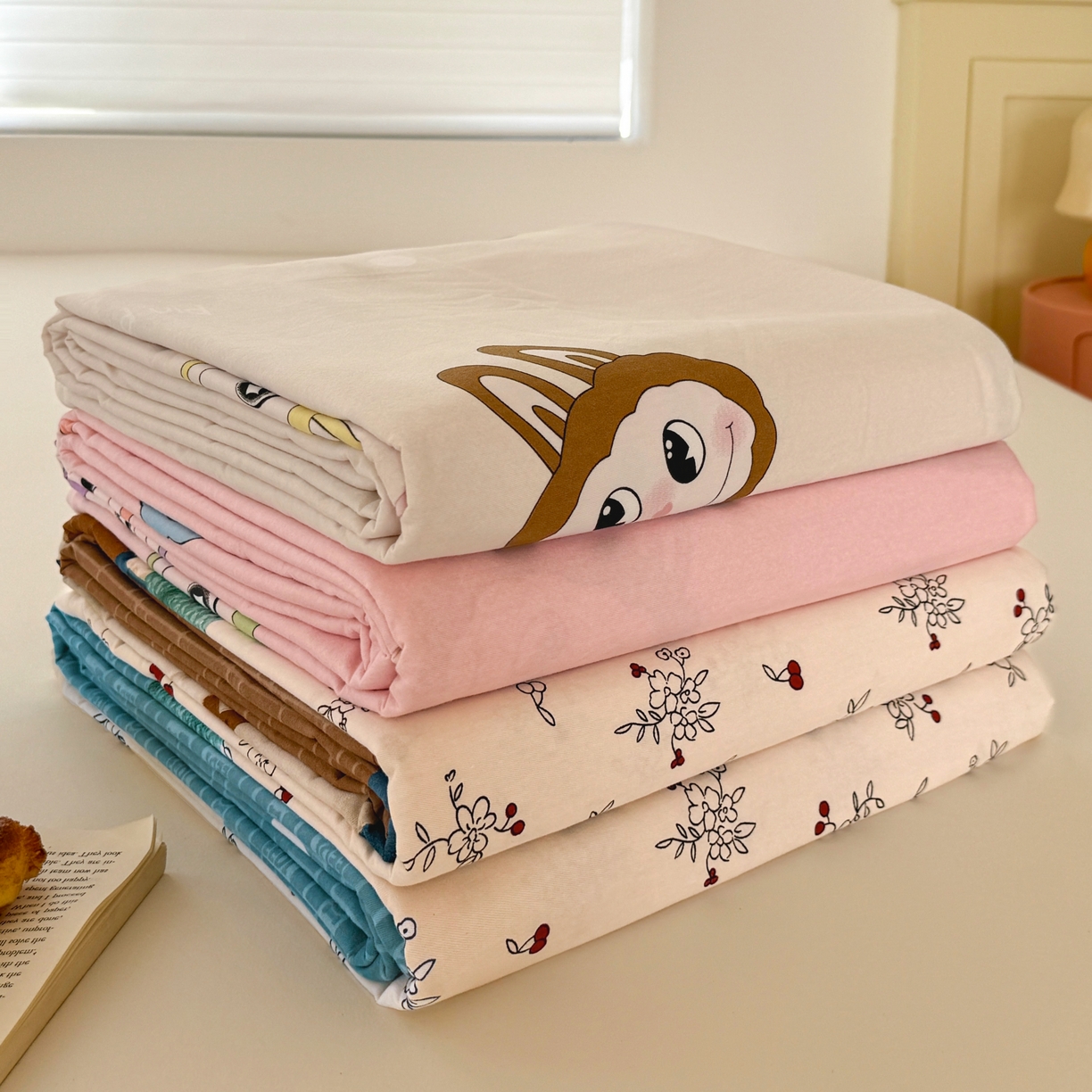 91家纺网 家纺一手货源 找家纺 （总）壹贝家纺 2025新款A类100%全棉纯棉磨毛床单单床单床单单件