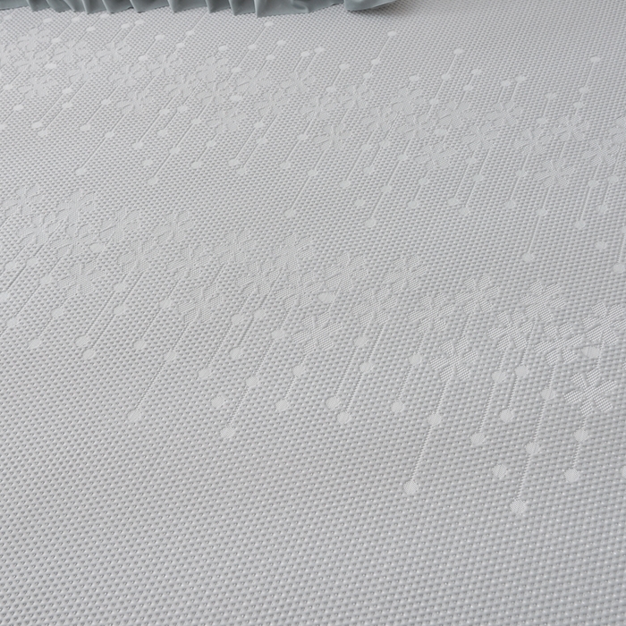 91家纺网 家纺一手货源 找家纺 梵克保罗 2025新款凉感豆豆床裙夏被四件套 幸运花 高级灰