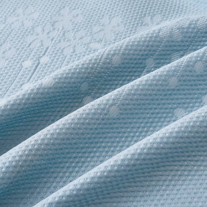 91家纺网 家纺一手货源 找家纺 梵克保罗 2025新款凉感豆豆床裙夏被四件套 幸运花 宾利兰