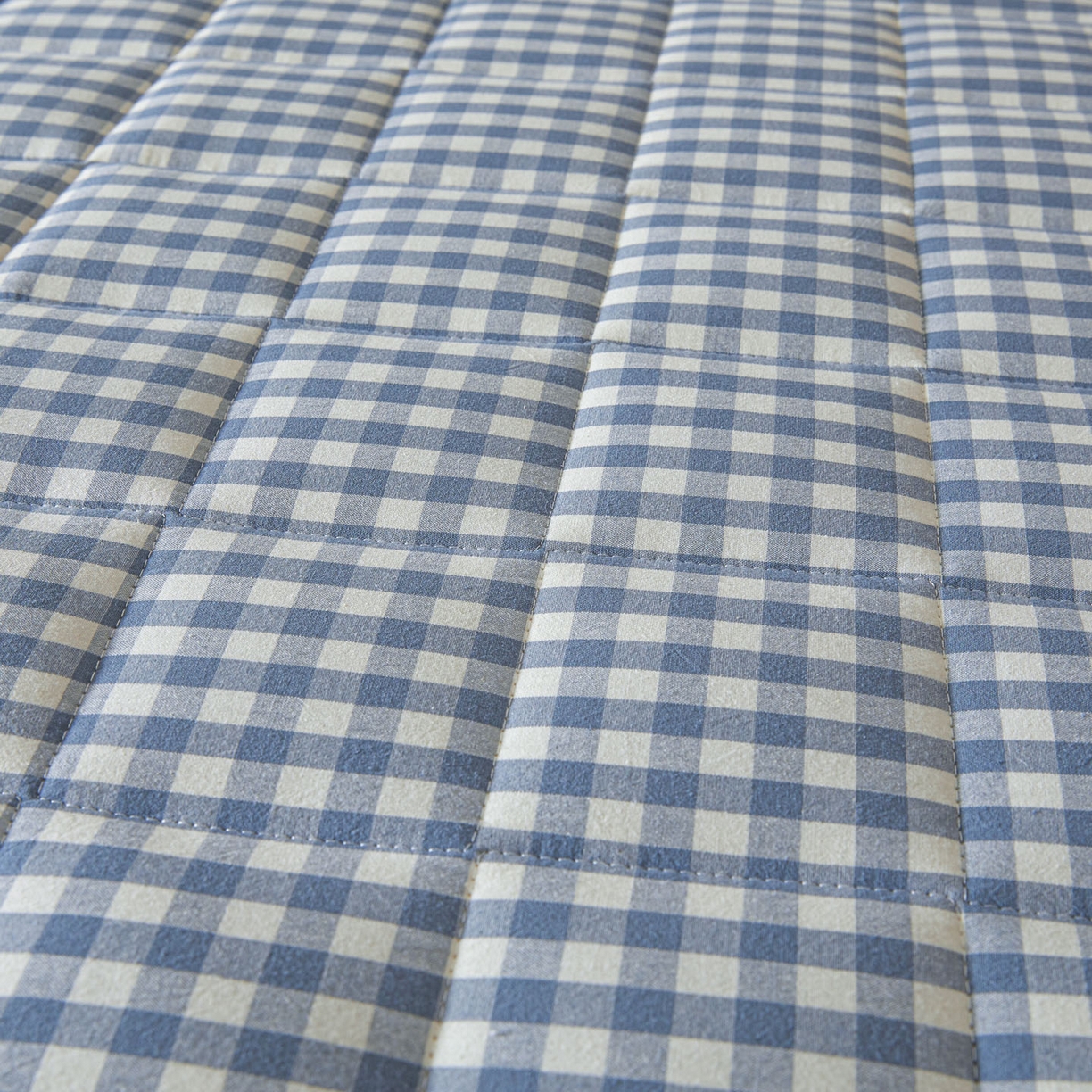 91家纺网 家纺一手货源 找家纺 鑫钰 2025年新款新疆棉花床垫家用软垫床褥 棉格-蓝小格