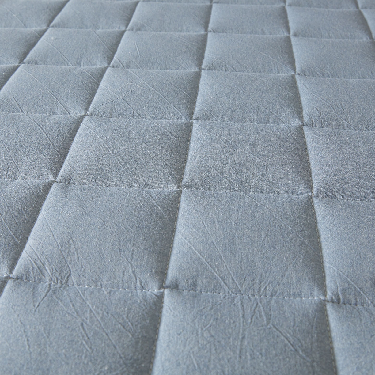 91家纺网 家纺一手货源 找家纺 鑫钰 2025年新款新疆棉花床垫家用软垫床褥 棉格-宾利蓝