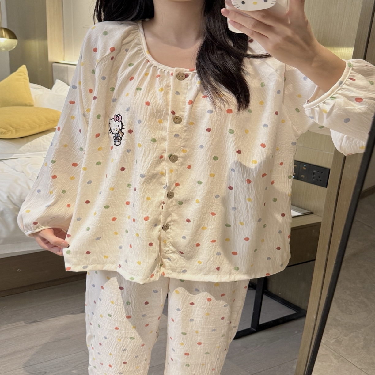 91家纺网 家纺一手货源 找家纺 （总）妍景家居生活馆 2025新款秋日宅系少女家居服