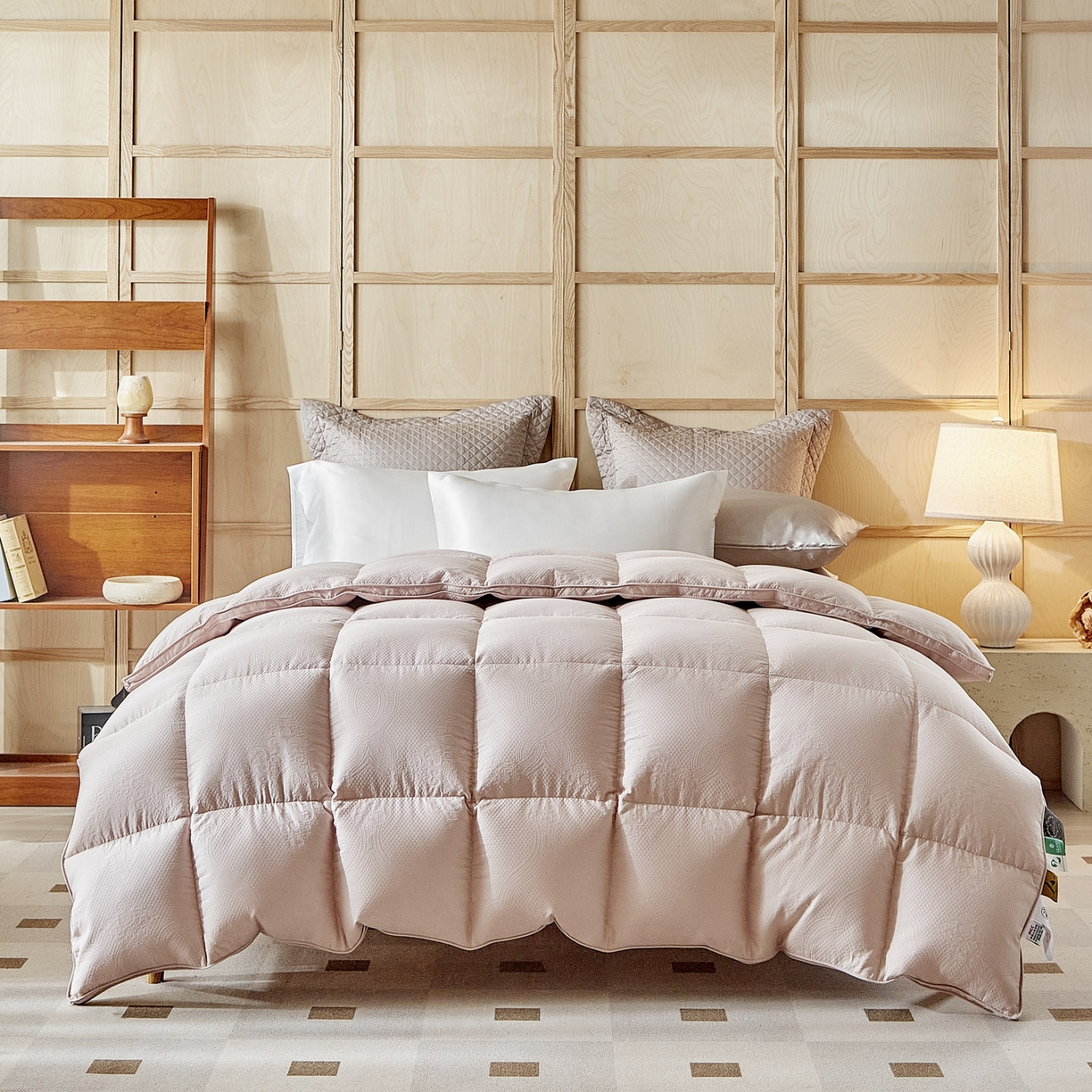 91家纺网 家纺一手货源 找家纺 （总）暖羽屋羽绒馆  2025新款羽毛白鹅绒丝被芯被子