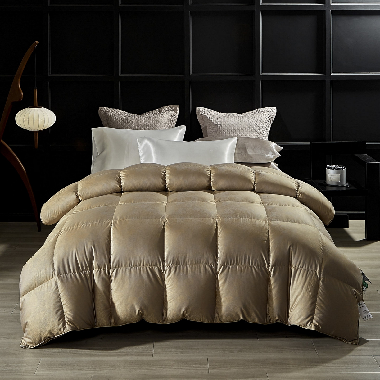 91家纺网 家纺一手货源 找家纺 暖羽屋羽绒馆  2025新款羽毛白鹅绒丝被芯被子 香之沁