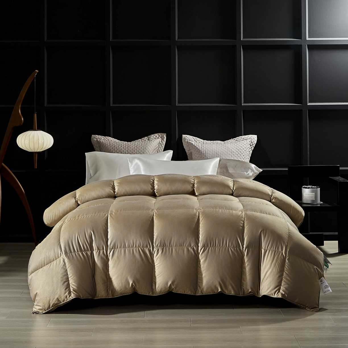 91家纺网 家纺一手货源 找家纺 暖羽屋羽绒馆  2025新款羽毛白鹅绒丝被芯被子 香之沁