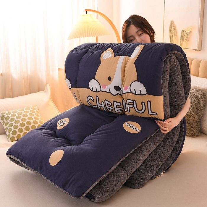 91家纺网 家纺一手货源 找家纺 （总）2025新款保暖羊羔绒冬被