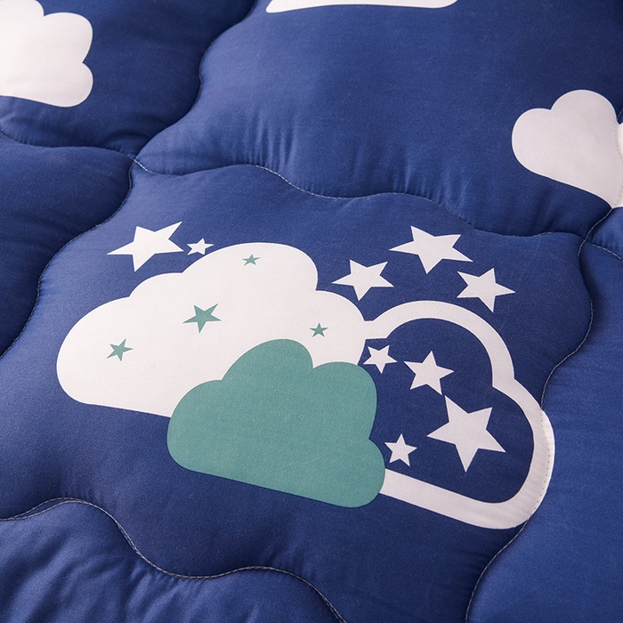 91家纺网 家纺一手货源 找家纺 2025新款保暖羊羔绒冬被 云朵