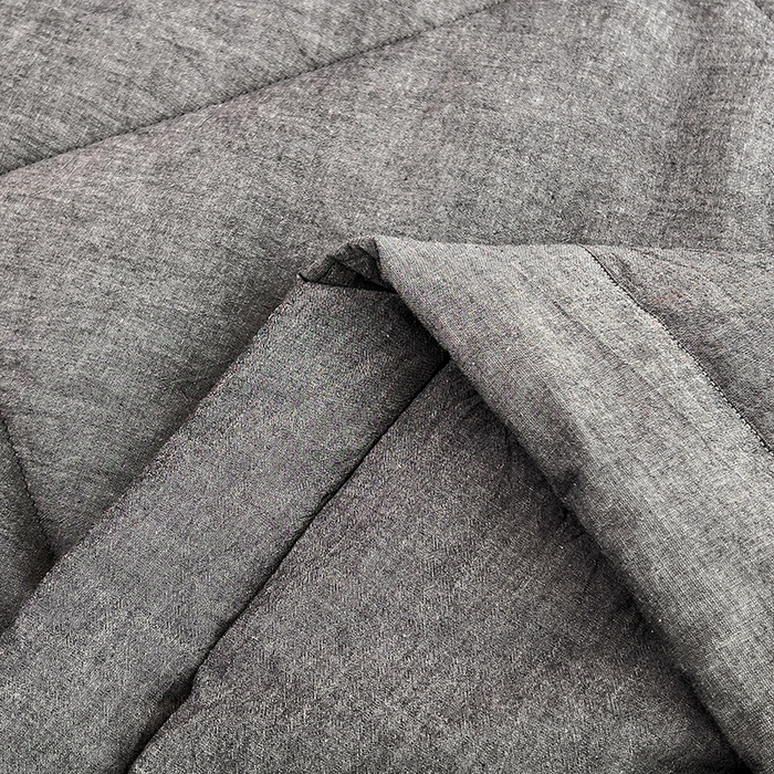 91家纺网 家纺一手货源 找家纺 梵克保罗 2025春夏新款10A抗菌无印风水洗棉夏被四件套 低调灰