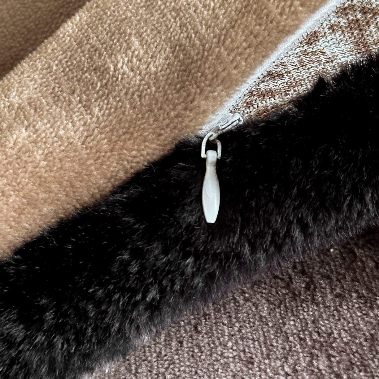 91家纺网 家纺一手货源 找家纺 铠畅  2025新款加厚8斤包边款美拉德仿兔毛皮草牛奶绒四件套 美拉德包边款-玫瑰晨露