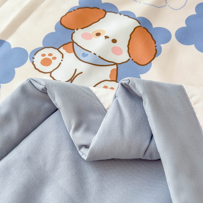 91家纺网 家纺一手货源 找家纺 （总）梵克保罗 2025春夏新款10A级抗菌水洗针织棉夏被四件套