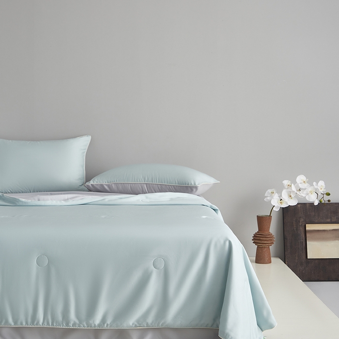 91家纺网 家纺一手货源 找家纺 （总）梵克保罗 2025新款竹纤维莱塞尔夏被四件套