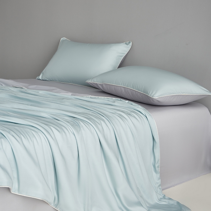 91家纺网 家纺一手货源 找家纺 （总）梵克保罗 2025新款竹纤维莱塞尔夏被四件套