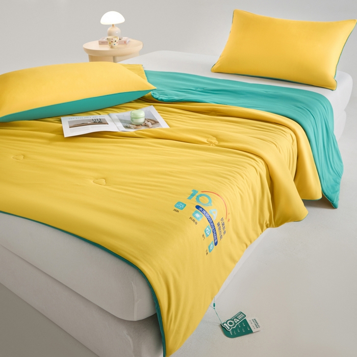 91家纺网 家纺一手货源 找家纺 （总）梵克保罗 2025新款10A抗菌凉感丝夏被