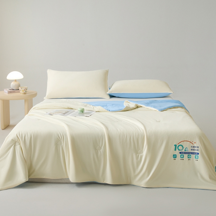 91家纺网 家纺一手货源 找家纺 梵克保罗 2025新款10A抗菌凉感丝夏被 米兰兰