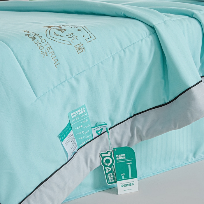 91家纺网 家纺一手货源 找家纺 梵克保罗 2025款10A抗菌华夫条提花夏被 明兰