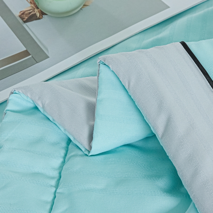 91家纺网 家纺一手货源 找家纺 梵克保罗 2025款10A抗菌华夫条提花夏被 明兰