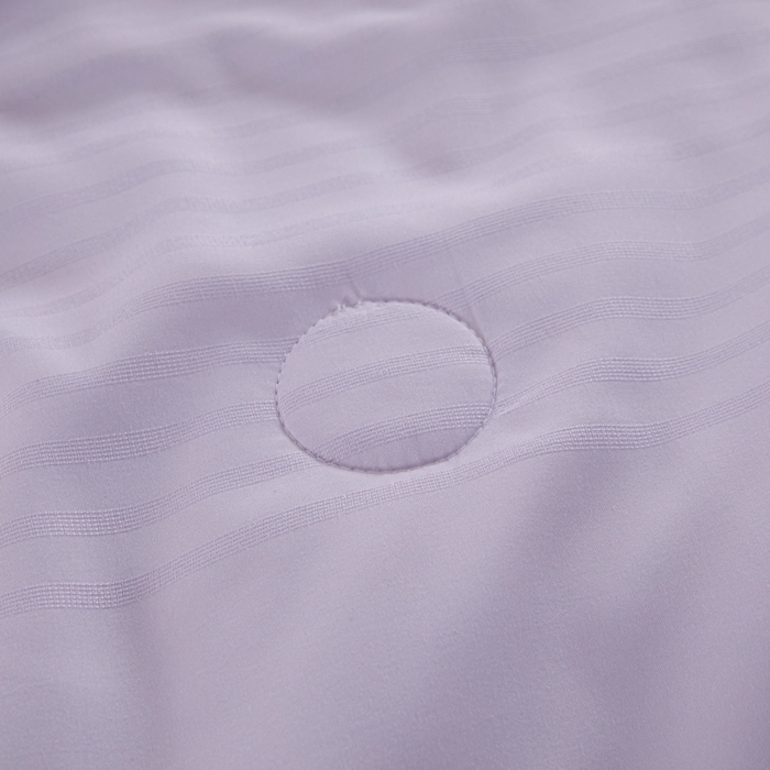 91家纺网 家纺一手货源 找家纺 梵克保罗 2025款10A抗菌华夫条提花夏被 香紫