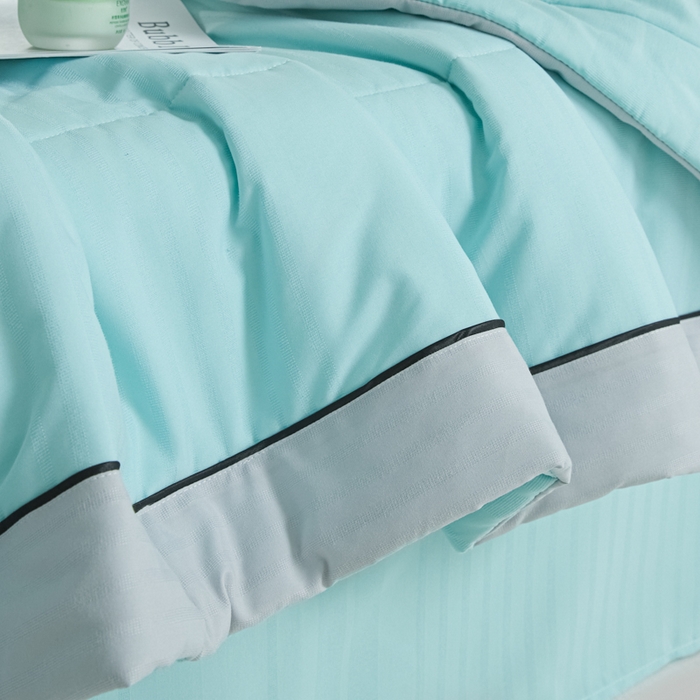 91家纺网 家纺一手货源 找家纺 梵克保罗 2025款10A抗菌华夫条提花夏被 明兰