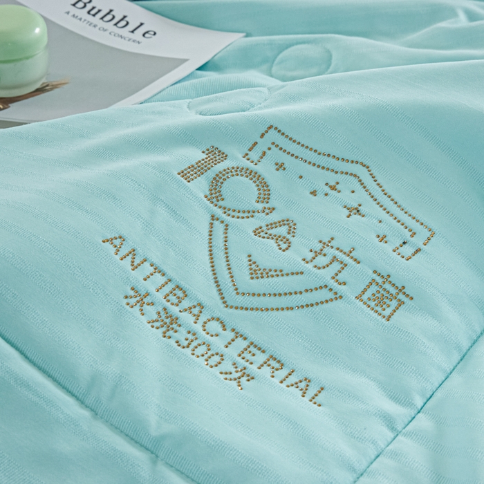 91家纺网 家纺一手货源 找家纺 梵克保罗 2025款10A抗菌华夫条提花夏被 明兰