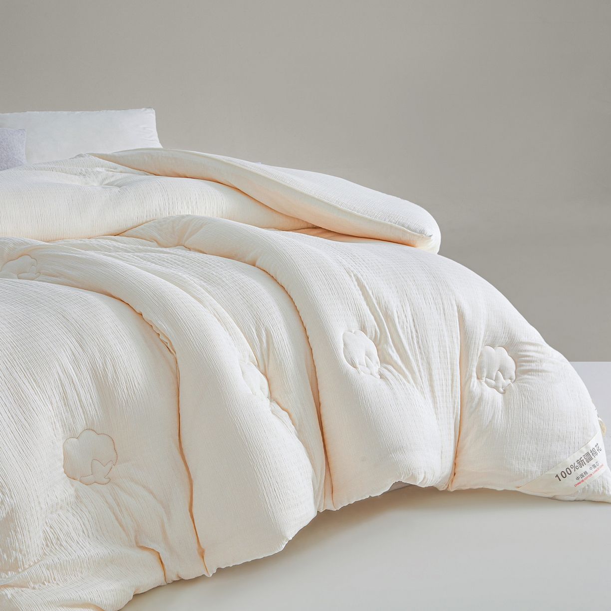 91家纺网 家纺一手货源 找家纺 （总）熙宴 2025新款针织提花100%新疆棉花被