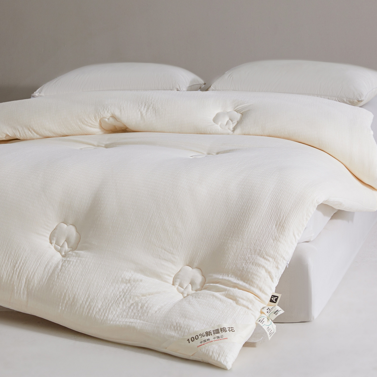 91家纺网 家纺一手货源 找家纺 （总）熙宴 2025新款针织提花100%新疆棉花被