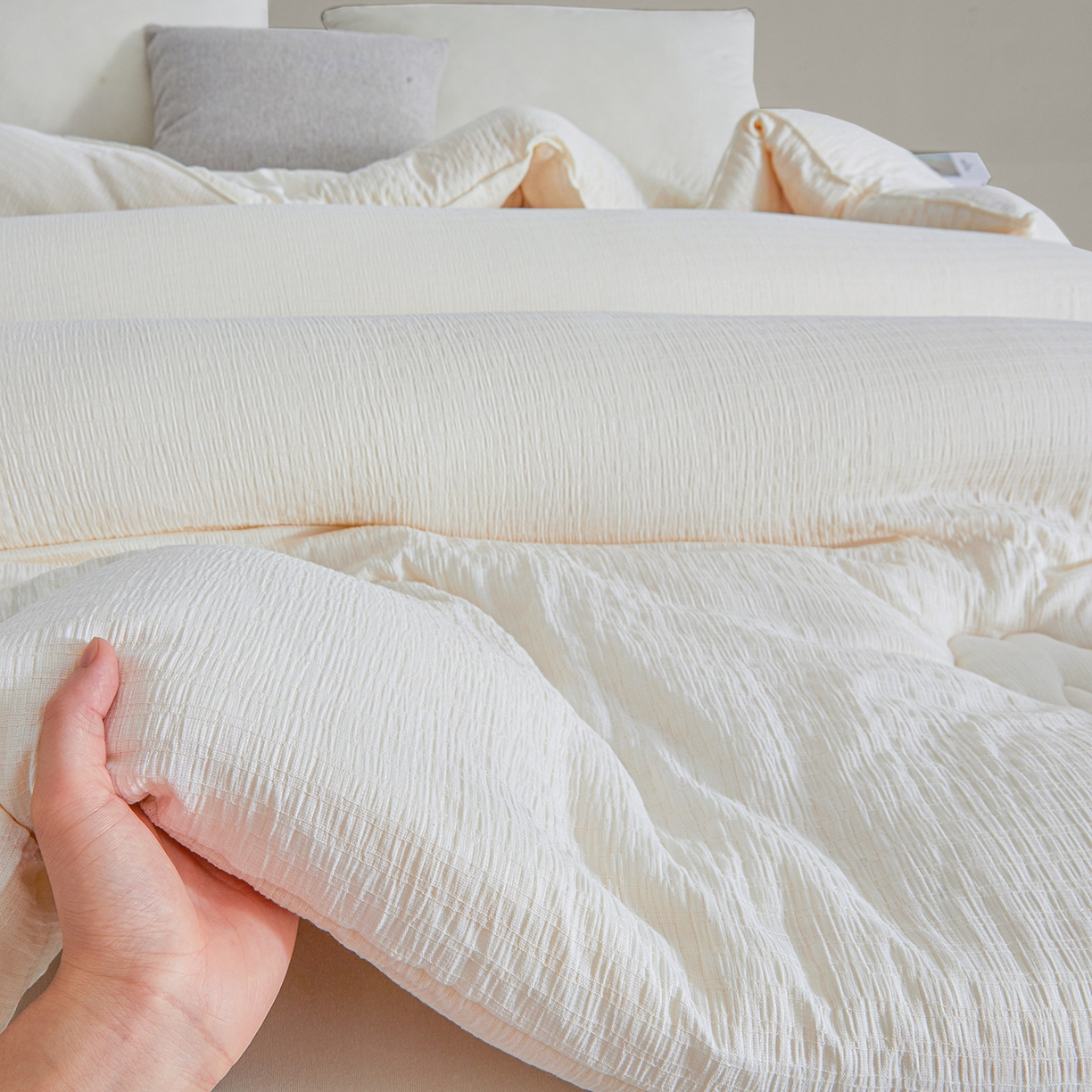 91家纺网 家纺一手货源 找家纺 （总）熙宴 2025新款针织提花100%新疆棉花被