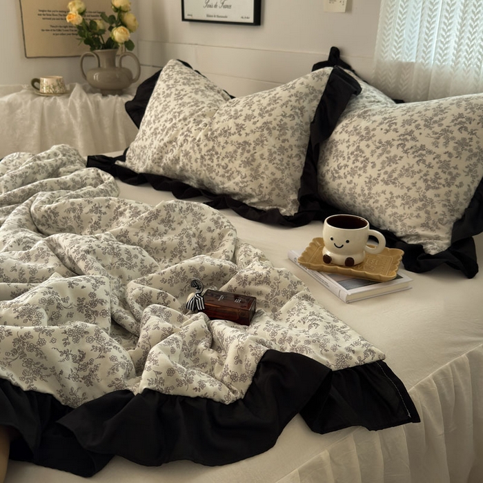 91家纺网 家纺一手货源 找家纺 梵克保罗 2025新款法式赫本风夏被 复古花曼