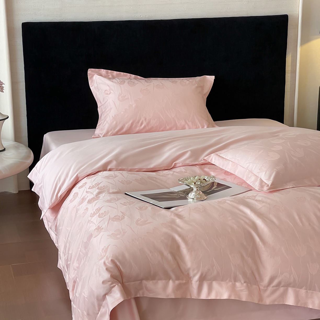 91家纺网 家纺一手货源 找家纺 （总）栩裕纺织 2025新款长绒棉提花最新款单品四件套