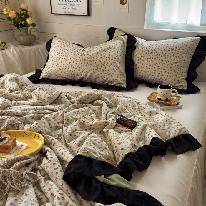 91家纺网 家纺一手货源 找家纺 梵克保罗 2025新款法式赫本风夏被 玫瑰庄园