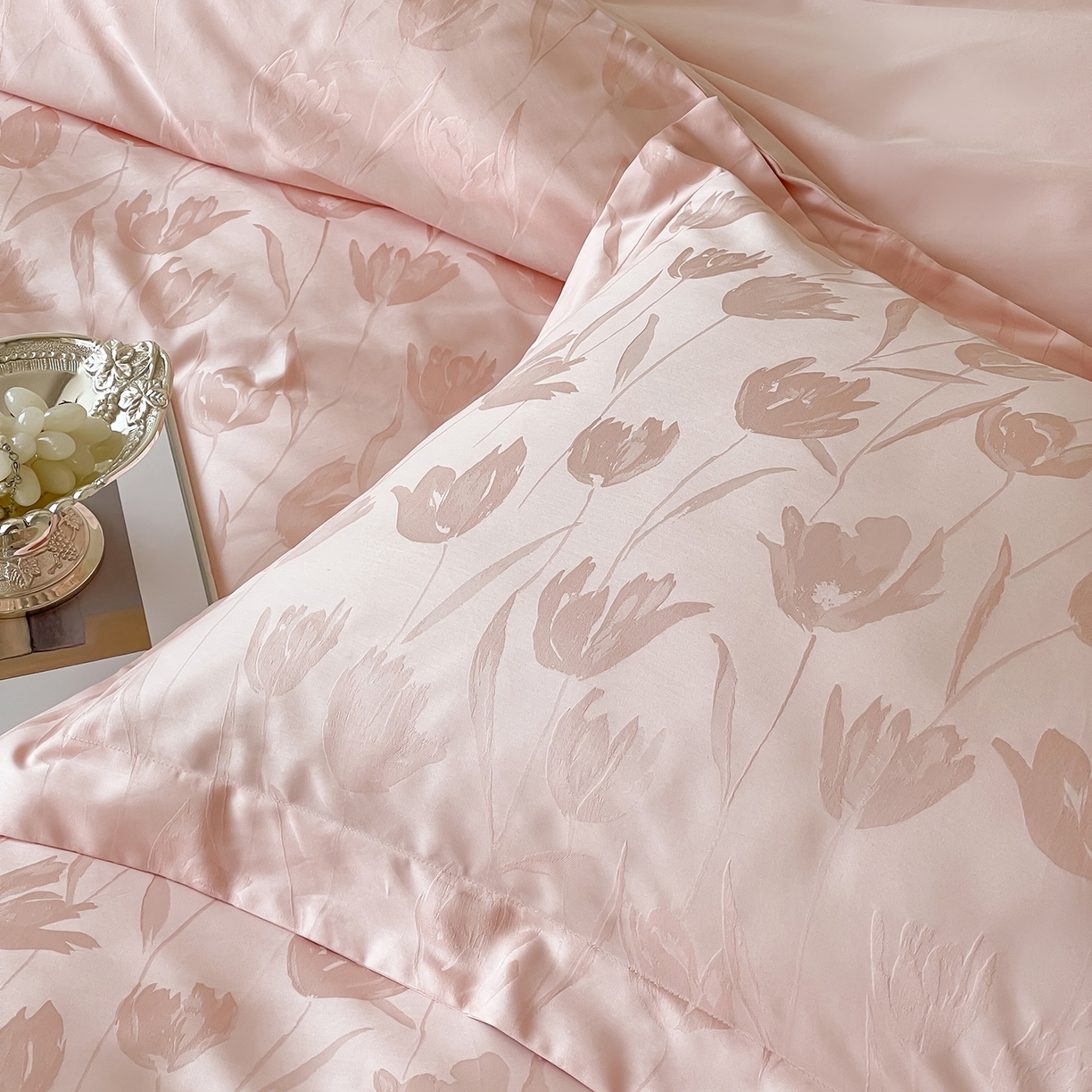 91家纺网 家纺一手货源 找家纺 （总）栩裕纺织 2025新款长绒棉提花最新款单品四件套